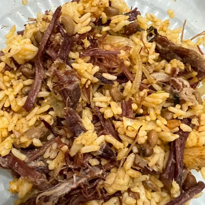Recipe of Baião de dois with dried meat on the DeliRec recipe website