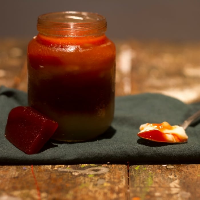 Photo of the "Sour" cream with guava syrup – recipe of "Sour" cream with guava syrup on DeliRec