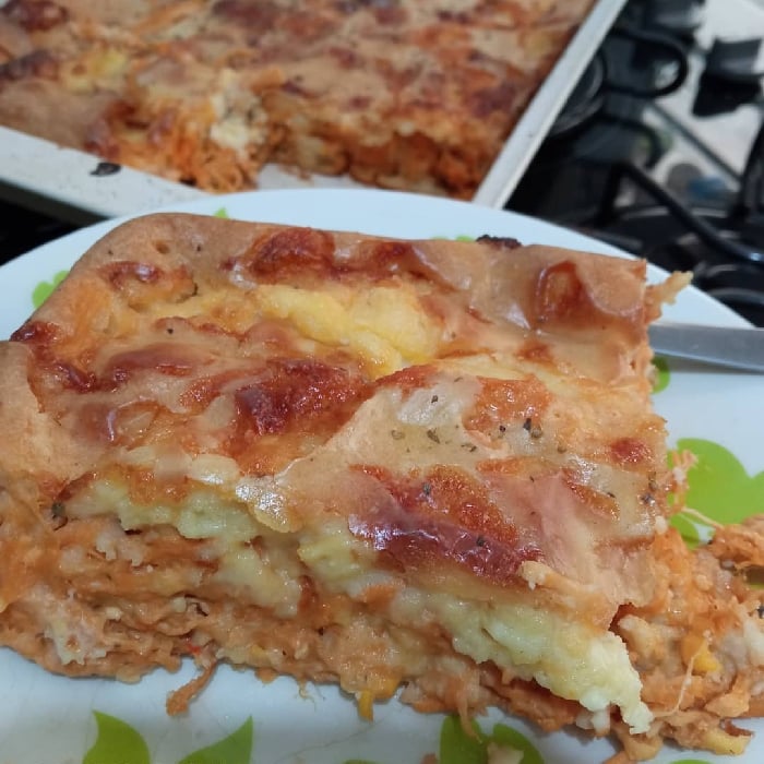 Photo of the Easy Chicken Pie with Cheese – recipe of Easy Chicken Pie with Cheese on DeliRec
