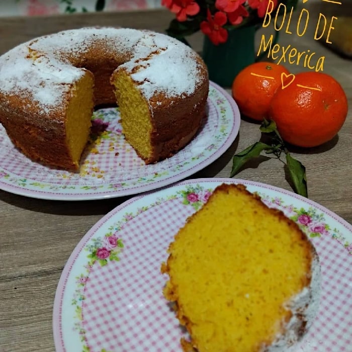Foto da Bolo de Mexerica 🍊 (tangerina)  - receita de Bolo de Mexerica 🍊 (tangerina)  no DeliRec