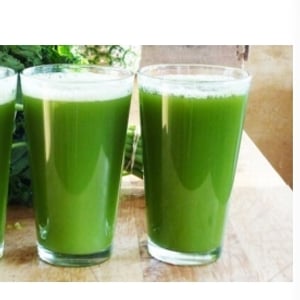 Green juice with ginger
