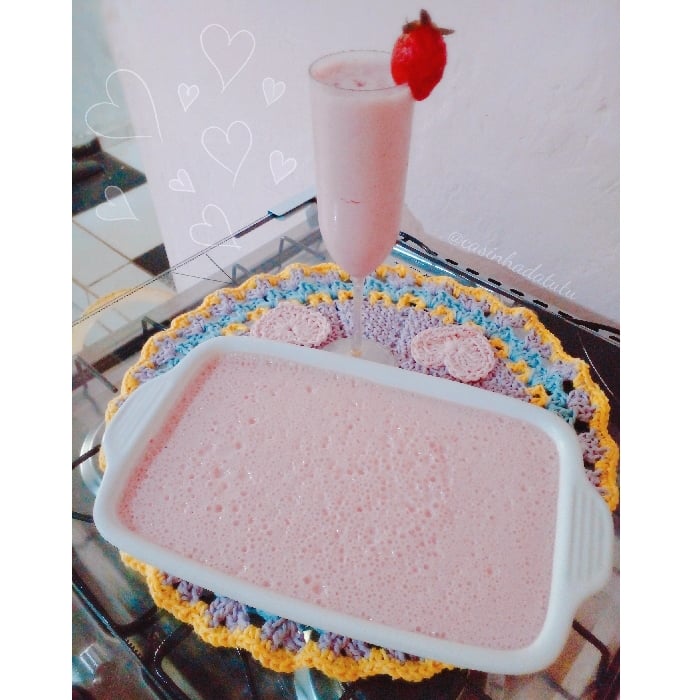 Photo of the 🍓Strawberry Mousse🍓 – recipe of 🍓Strawberry Mousse🍓 on DeliRec