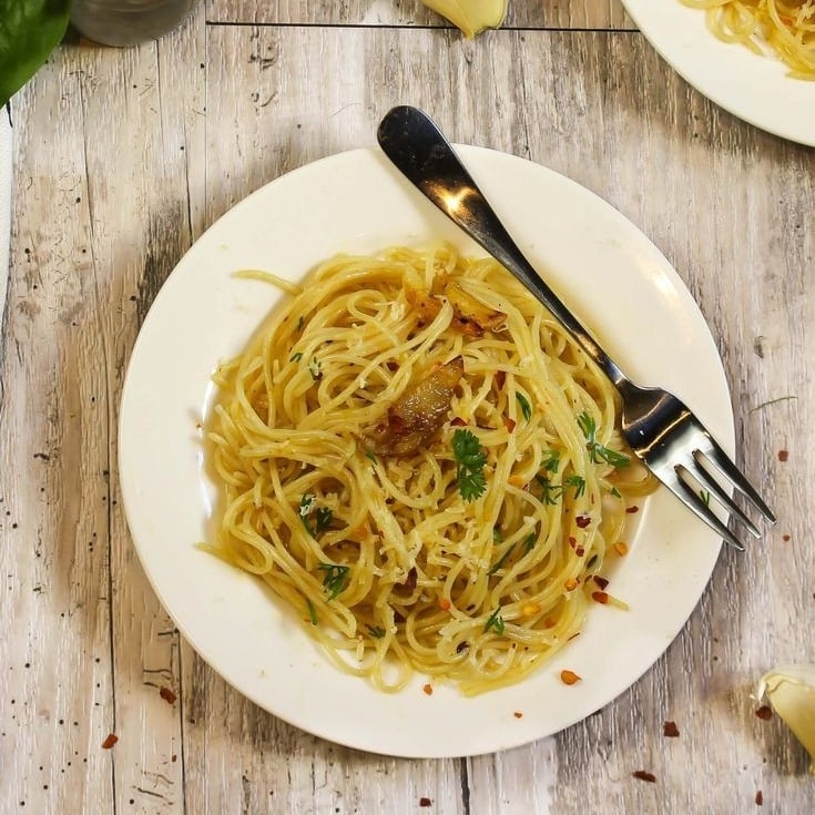 Foto da Espaguete ao alho e óleo - receita de Espaguete ao alho e óleo no DeliRec