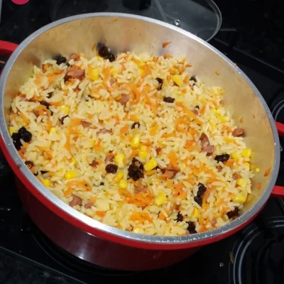 Recipe of Greek rice (with stale rice) on the DeliRec recipe website