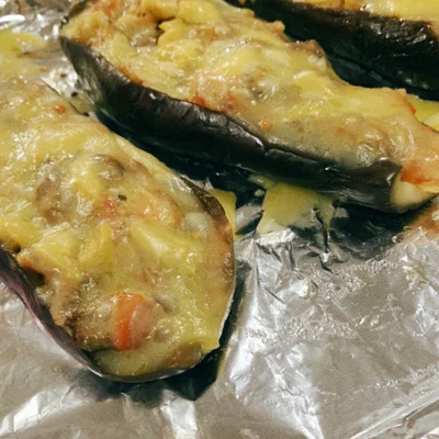 Recipe of Stuffed eggplant on the DeliRec recipe website