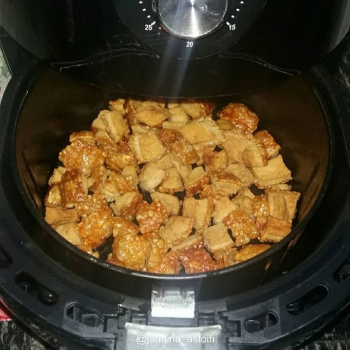Photo of the Panceta with cachaça made in the Air fryer – recipe of Panceta with cachaça made in the Air fryer on DeliRec