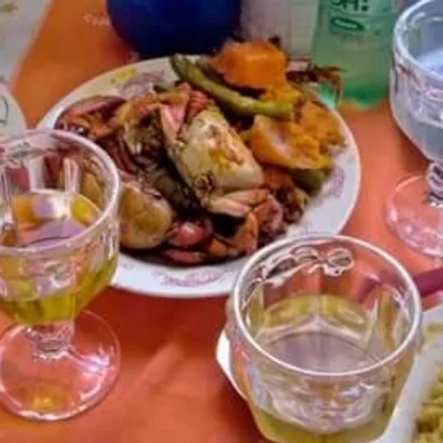 Recipe of crab with vegetables on the DeliRec recipe website