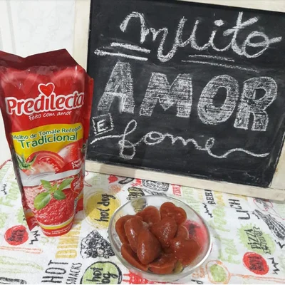 Recipe of Heart of Fractionated Tomato Sauce on the DeliRec recipe website