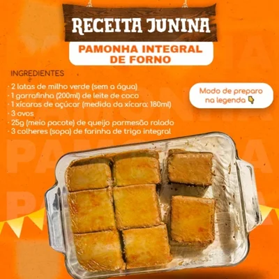 Recipe of Wholemeal baked pamon on the DeliRec recipe website