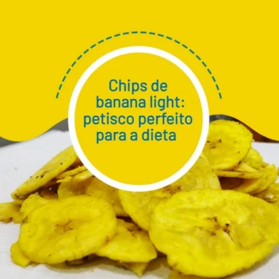 Recipe of light banana chips on the DeliRec recipe website