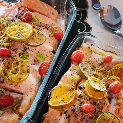 Recipe of Chef's Salmon on the DeliRec recipe website