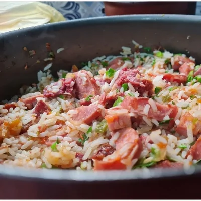 Recipe of Carreteiro's rice on the DeliRec recipe website