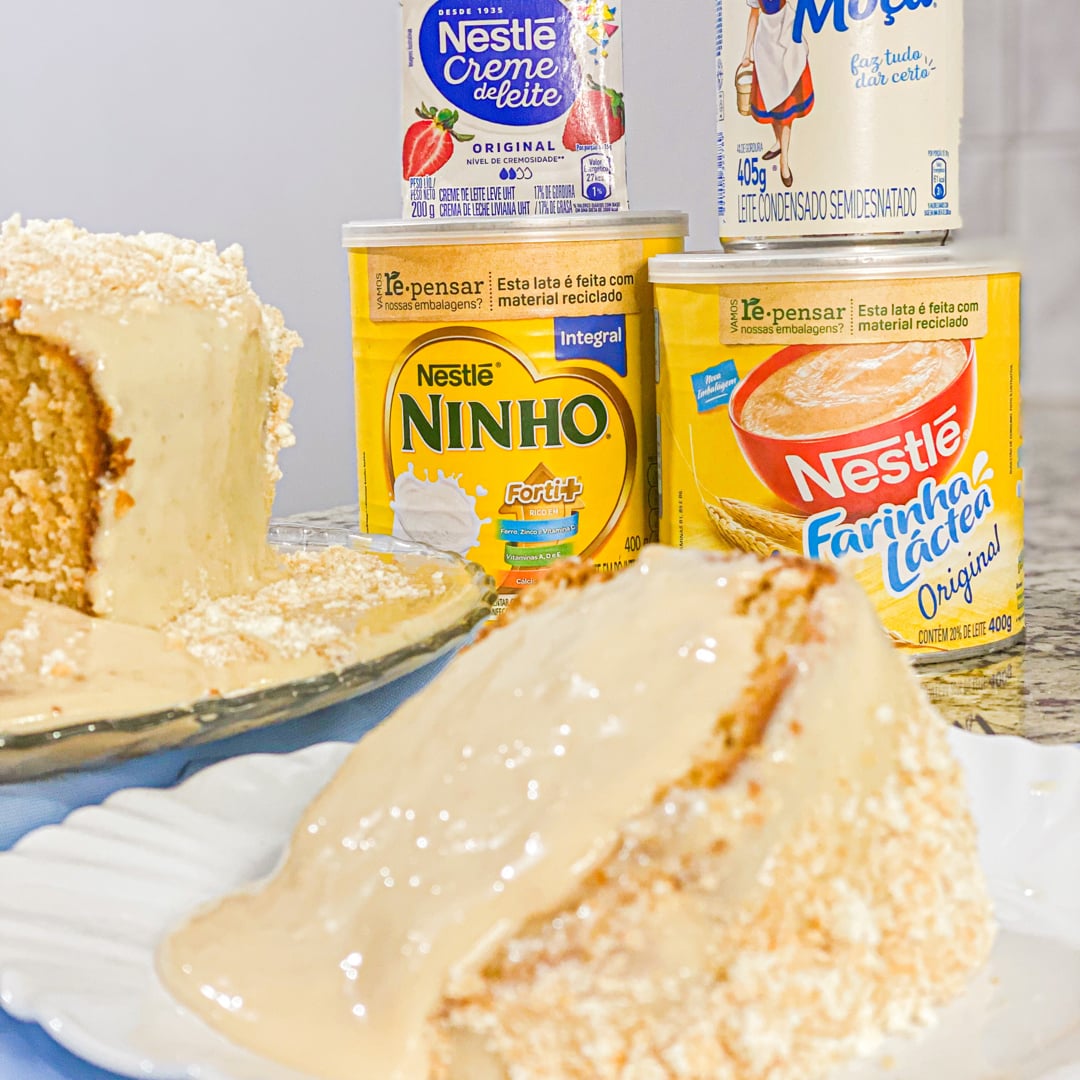Photo of the  Milky Flour Volcano Cake – recipe of  Milky Flour Volcano Cake on DeliRec