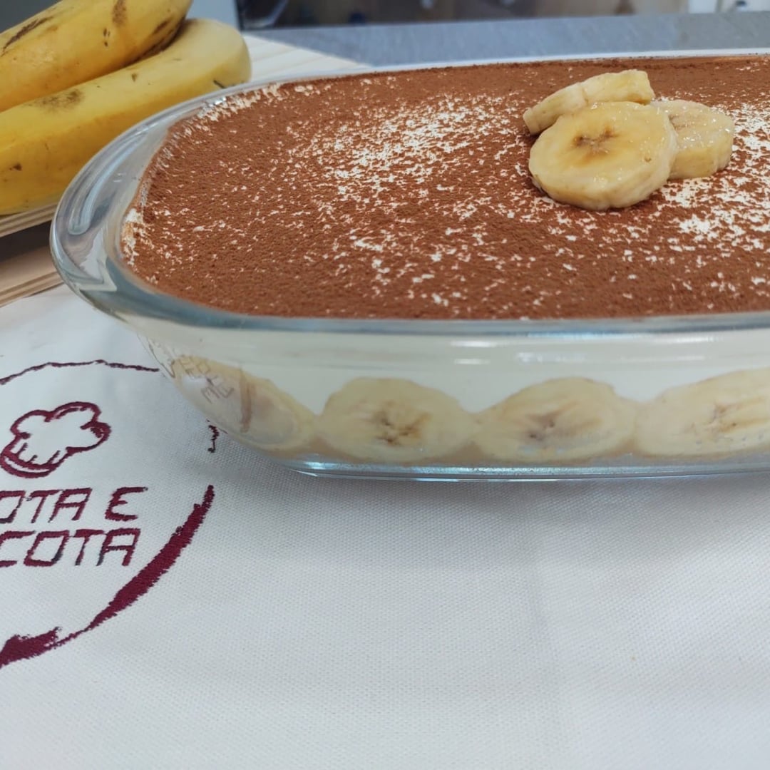 Foto aus dem Banoffee-Kuchen auf der Platte - Banoffee-Kuchen auf der Platte Rezept auf DeliRec