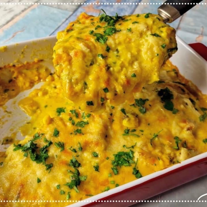 Photo of the Chicken with cream of corn au gratin – recipe of Chicken with cream of corn au gratin on DeliRec