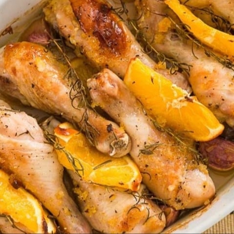 Photo of the Roasted chicken with orange – recipe of Roasted chicken with orange on DeliRec