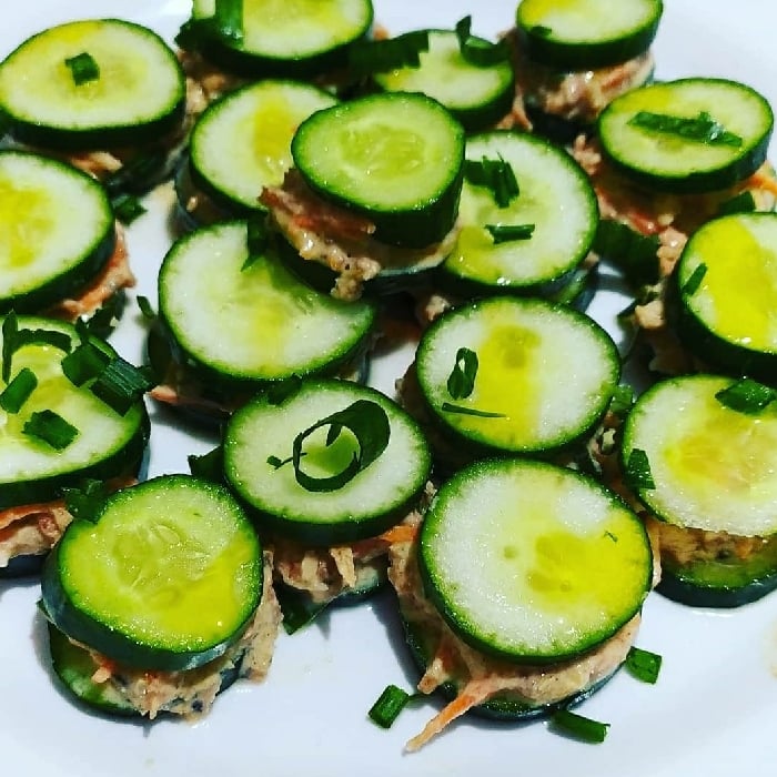 Photo of the mini cucumber sandwich – recipe of mini cucumber sandwich on DeliRec