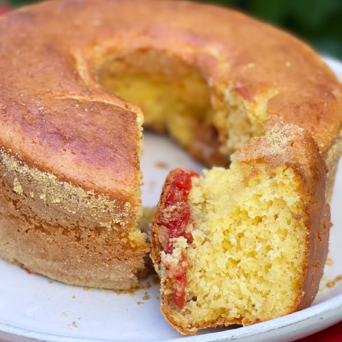 Photo of the Corn cake with guava jelly – recipe of Corn cake with guava jelly on DeliRec