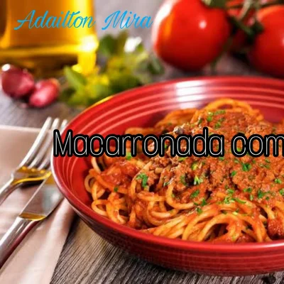 Recipe of Macaroni with meat on the DeliRec recipe website