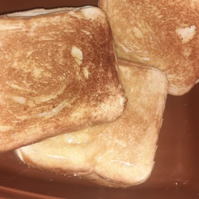 Recipe of frying pan toast on the DeliRec recipe website