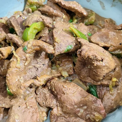Recipe of Beef Liver with Mustard on the DeliRec recipe website