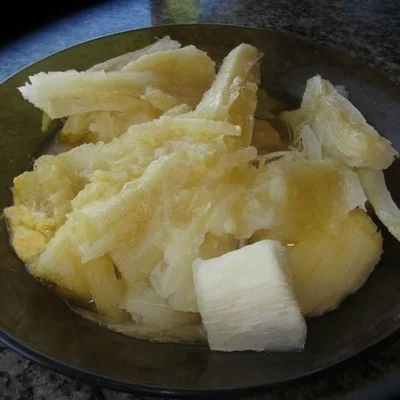 Recipe of boiled cassava on the DeliRec recipe website
