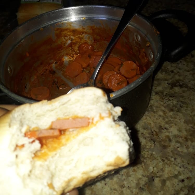 Photo of the Bread with sausage sauce – recipe of Bread with sausage sauce on DeliRec