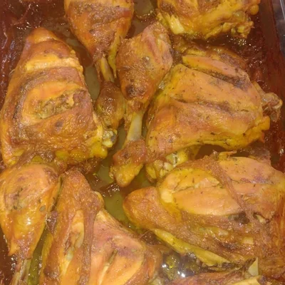 Recipe of Chicken thigh in the oven on the DeliRec recipe website