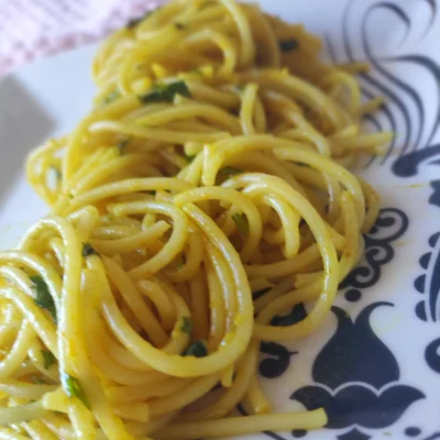 Recipe of Pasta Garlic and Creamy Oil on the DeliRec recipe website