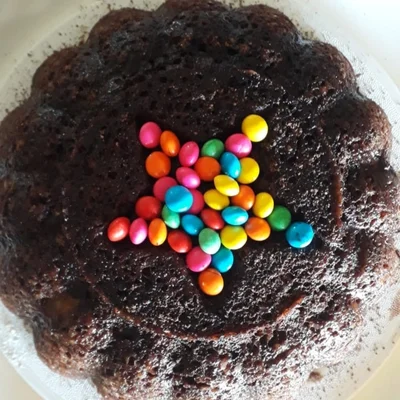 Recipe of fitness chocolate cake on the DeliRec recipe website