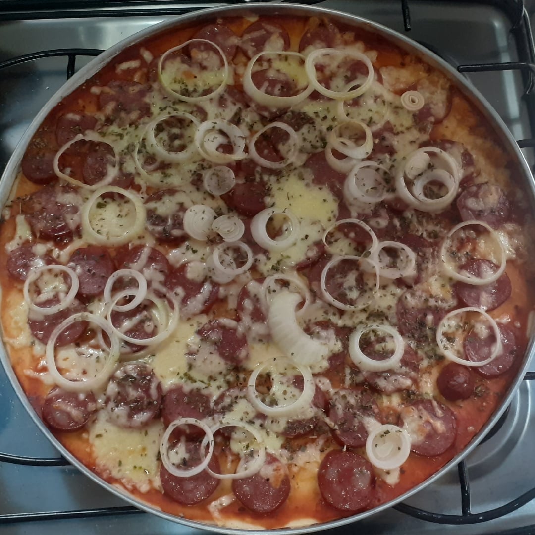 Photo of the Homemade pizza from blender – recipe of Homemade pizza from blender on DeliRec