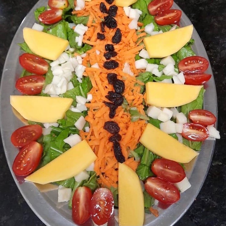 Photo of the Salad with mango slices – recipe of Salad with mango slices on DeliRec