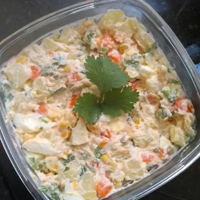 Recipe of Simple mayonnaise salad on the DeliRec recipe website
