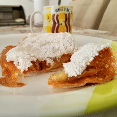 Recipe of Tapioca, with cheese and banana with cinnamon on the DeliRec recipe website