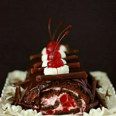 Recipe of Black Forest roulade on the DeliRec recipe website