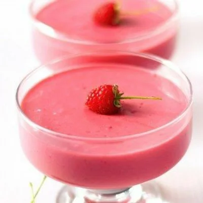 Recipe of raspberry cream on the DeliRec recipe website