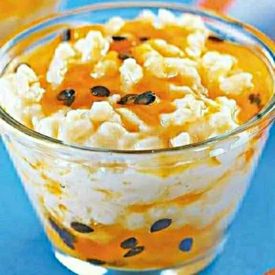 Recipe of SWEET RICE WITH PASSION FRUIT on the DeliRec recipe website