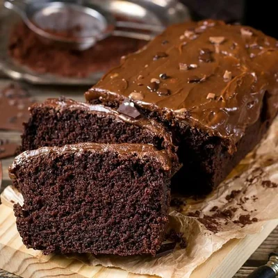 Recipe of Flourless, two-ingredient chocolate cake on the DeliRec recipe website