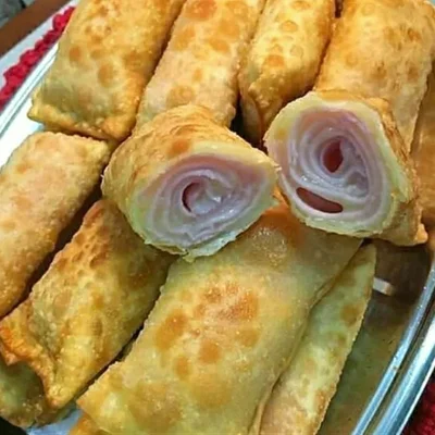 Recipe of Pastry roll with ham and mozzarella on the DeliRec recipe website