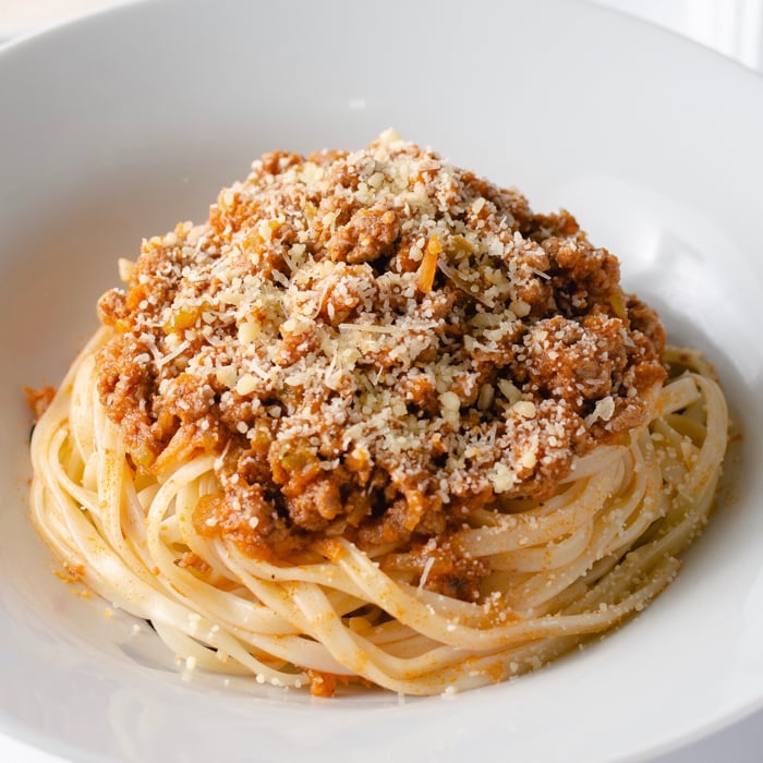 Photo of the Easy Bolognese Linguine – recipe of Easy Bolognese Linguine on DeliRec