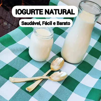Recipe of homemade natural yogurt on the DeliRec recipe website