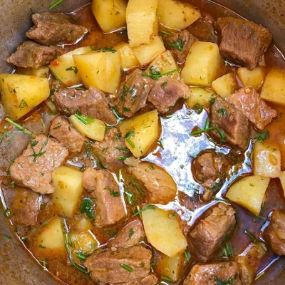 Recipe of pot meat on the DeliRec recipe website