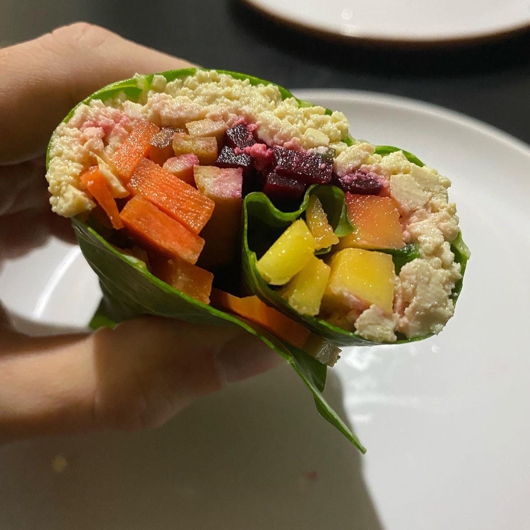 Photo of the CABBAGE WRAP WITH VEGETABLES AND TOFU – recipe of CABBAGE WRAP WITH VEGETABLES AND TOFU on DeliRec