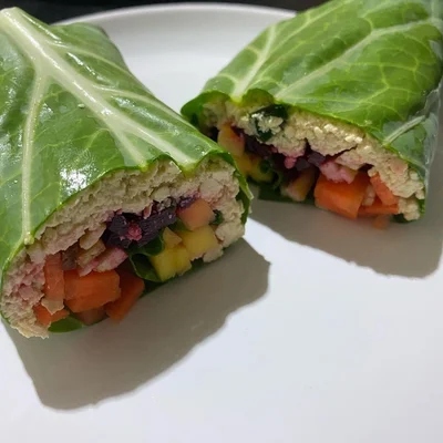 Recipe of CABBAGE WRAP WITH VEGETABLES AND TOFU on the DeliRec recipe website