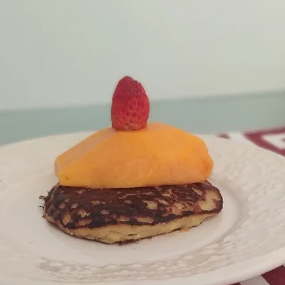 Recipe of Banana pancake with fruit on the DeliRec recipe website