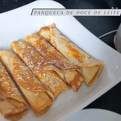 Recipe of Dulce de Leche pancakes on the DeliRec recipe website