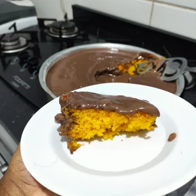 Recipe of Carrot cake with chocolate icing on the DeliRec recipe website