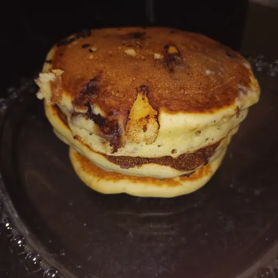 Recipe of Pancake with chocolate chips on the DeliRec recipe website