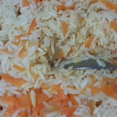 Recipe of sautéed rice on the DeliRec recipe website