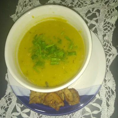Recipe of Green broth with croutons on the DeliRec recipe website